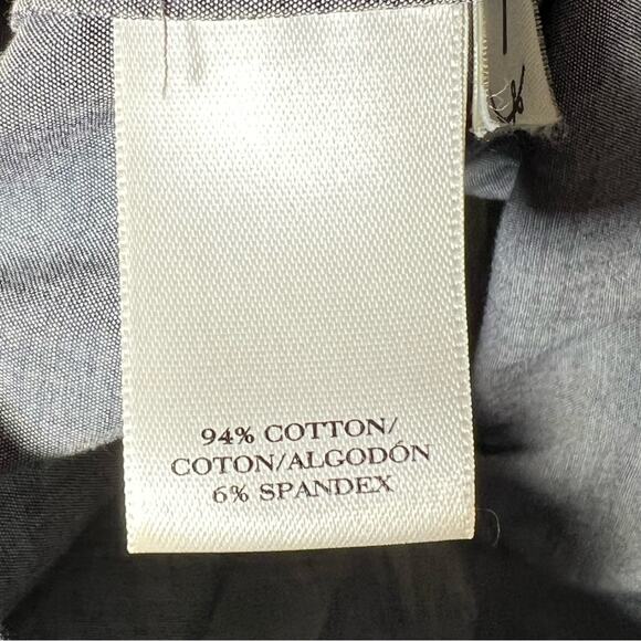 Ann Taylor blue button down business casual dress shirt blouse top size XS B107 - Picture 3 of 4